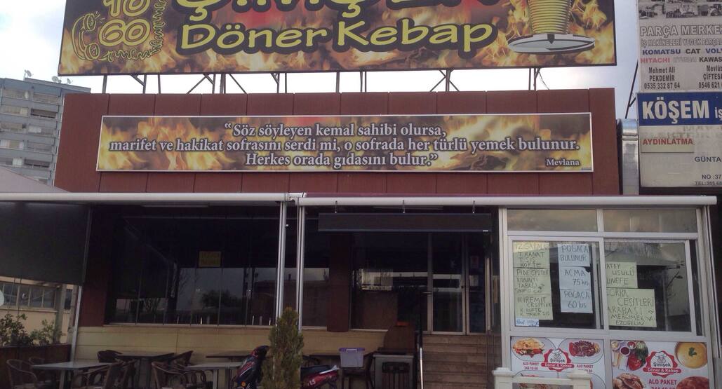 Simsek Doner Kebap Menu Simsek Doner Kebap Ostim Ankara Icin Menu
